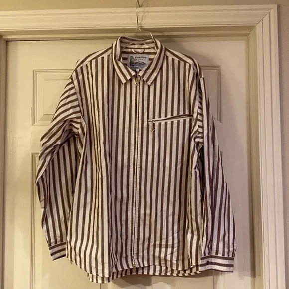 Other - Brown Striped Men's Shirt